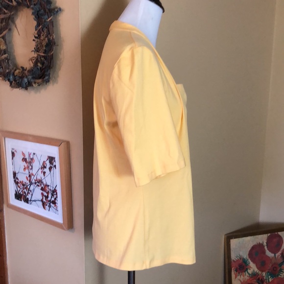 LAFAYETTE 148 Size 1X PLUS Squared Neckline Pullover Cotton & Elastine $188 NEW - Picture 5 of 16